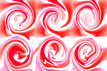 abstraction in the form of an image in 3D format, for use on showcases and Wallpaper, multi-layer plot of the picture structure