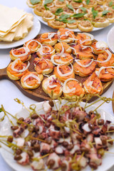 beautifully served appetizers