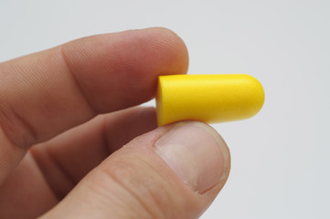 Yellow Foam ear plugs