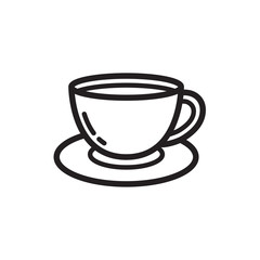 drink glass icon in trendy flat design