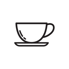 drink glass icon in trendy flat design