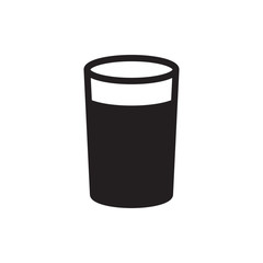 drink glass icon in trendy flat design