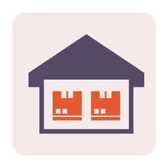 warehouse icon black