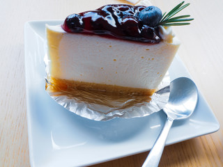 Blueberry Cheese Cake At Cafe Phuket Thailand