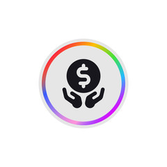 Save Money Dollar -  Modern App Button