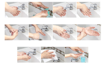 How to wash your hands step by step