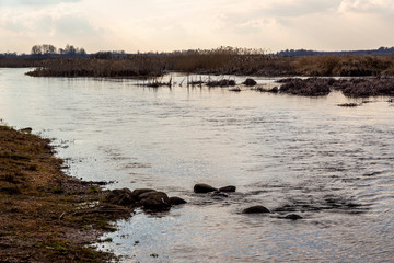 Wieś Jagłowo nad Biebrzą, Biebrzański Park Narodowy. Podlasie, Polska © podlaski49