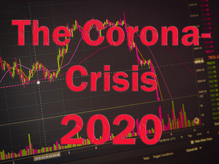 Abstract financial chart