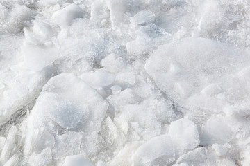 Icy textured white surface . Background.