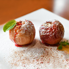 apples dessert restaurant cafe lunch