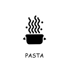 Pasta flat vector icon