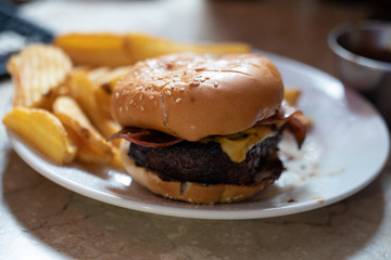 just a tasty hamburger 