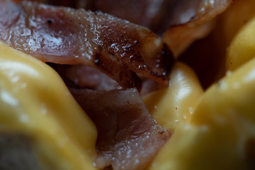 baked potato with bacon and cheese