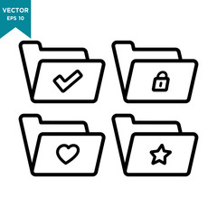 best folder vector icon in trendy flat style