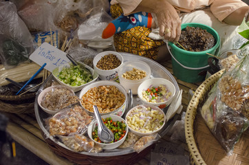 traditional thai food on the table