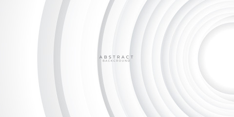Fototapeta premium Modern white abstract pattern presentation background. Vector illustration design for presentation, banner, cover, web, flyer, poster, wallpaper, texture, slide, magazine, and powerpoint. 