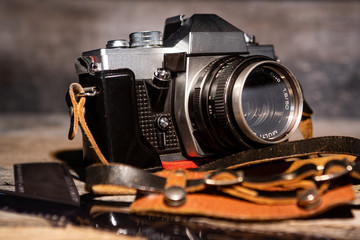 Analoge Kamera rustikal