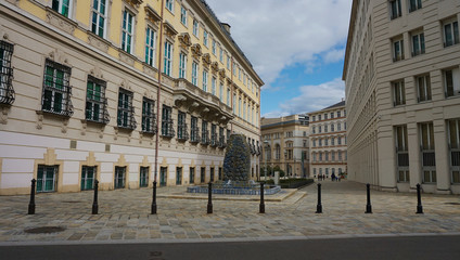 Naklejka premium a boulevard in vienna austria