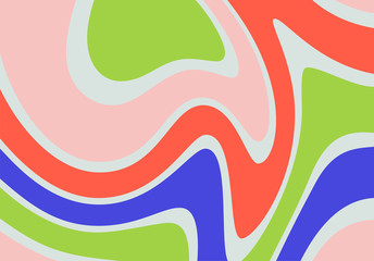 Abstract wavy flow background. Colorful geometric wallpaper.