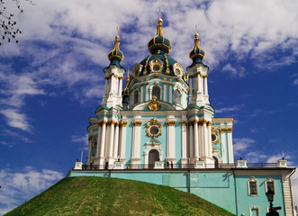 Fototapeta na wymiar st. Anrtew church of in Kyiv