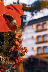 christmas decoration on the street