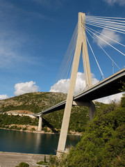 Dubrovnik, Croatia, Views of the city in cloudy weather.