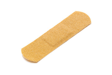 Medical plaster isolated on a white background