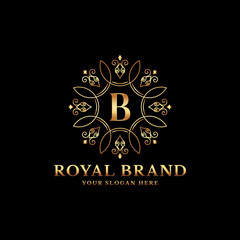 New Luxury Letter B monogram vector logo design