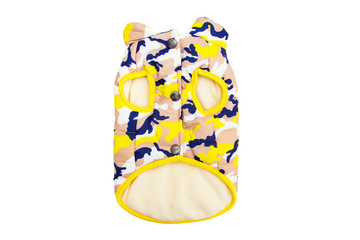 Dog jacket isolated on white