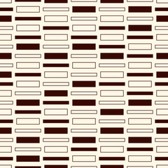 Outline horizontal lines background. Minimalist wallpaper. Seamless pattern with geometric ornament. Stripes motif.