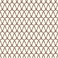 Seamless surface pattern with interlocking triangles. Triangular grid structure abstract wallpaper. Linear motif