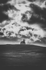 Lonely Church in Iceland Snaefellsas
