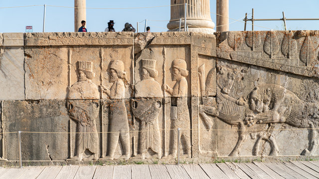 Historical city of Persapolis in Shiraz, Iran