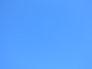 clear blue sky without a single cloud