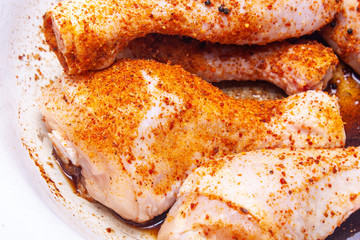 chicken in soy sauce and spicy spices