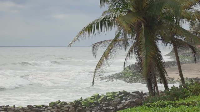 varkala india beach slow motion