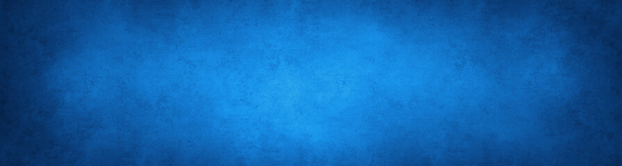 Blue textured stone wall wide banner background