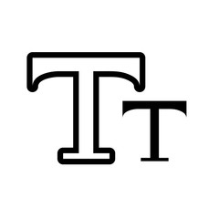 text symbol designer line style icon