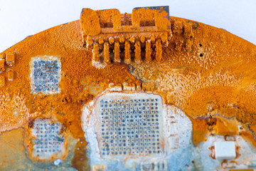 Water damaged electronic