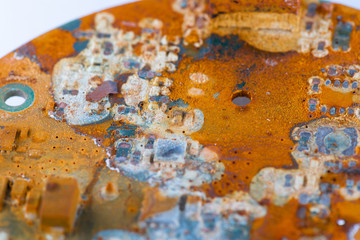 Water damaged electronic