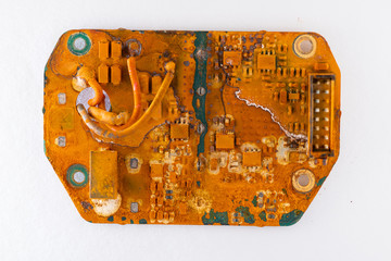 Water damaged electronic