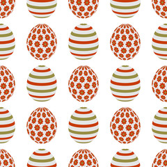 Vector Pattern Happy Easter egg Festive Holiday