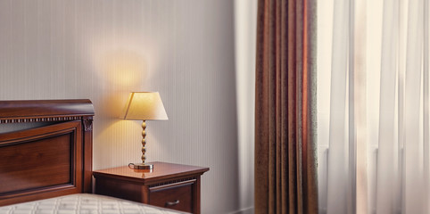 Warm cozy lamp
