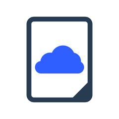 Cloud Document Icon