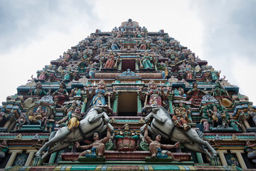 Sri Mahamariamman Temple, Indian temple, kuala lumpur, lower city, religious place,