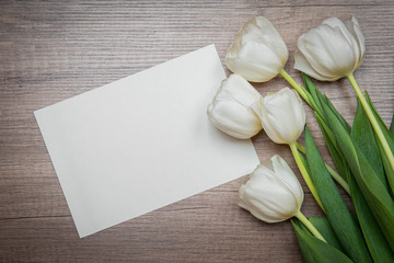 Bouquet of colorful tulips in spring holidays as decoration or a gift