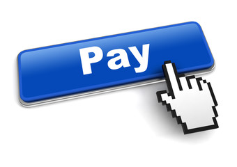pay concept 3d illustration isolated