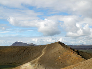 Landschaft an der Krafla auf Island