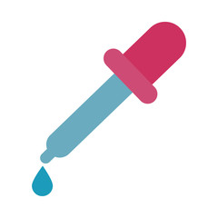 dropper counter flat style icon