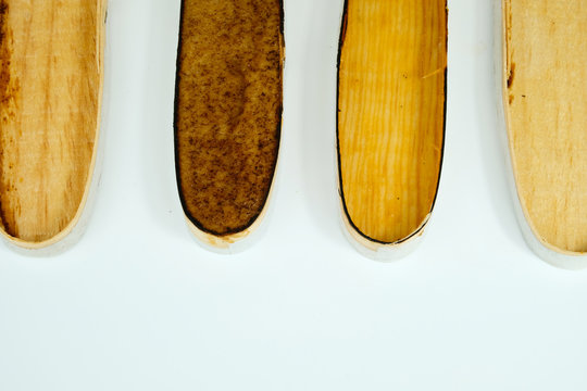Burned Cajeta produced in the town of Sayula, Mexico, Confection of thickened syrup made of sweetened caramelised milk in a wooden container